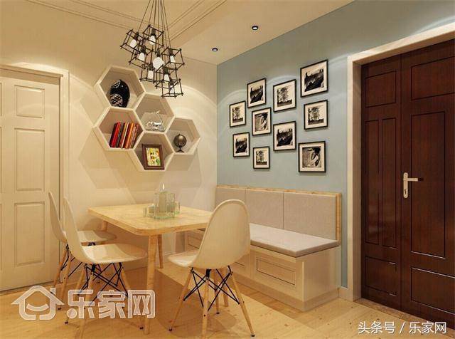 小户型客厅餐厅一体隔断加卡座,小户型卡座餐厅效果图