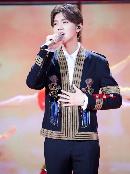 鹿晗舞台勋章,鹿晗在春晚上唱勋章