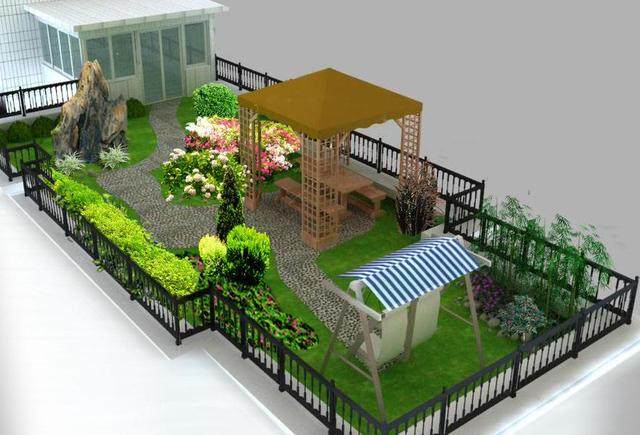 楼顶上的花园设计,楼顶花园设计案例欣赏