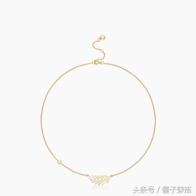 叶子化为饰品，时尚搭配的小心机