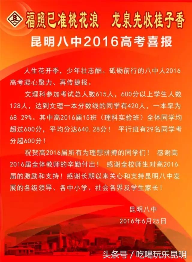 昆八中介绍,再见八中