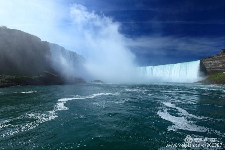 尼亚加拉大瀑布观景台,游美国尼亚加拉大瀑布