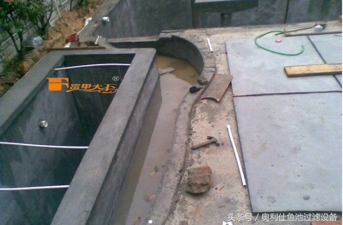 大型鱼池建造过程及施工方法,省钱鱼池建造过程及施工方法