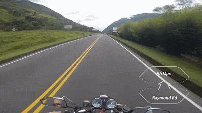 最先进的摩托车AR智能头盔，一位热爱机车的中国小伙给开发上市