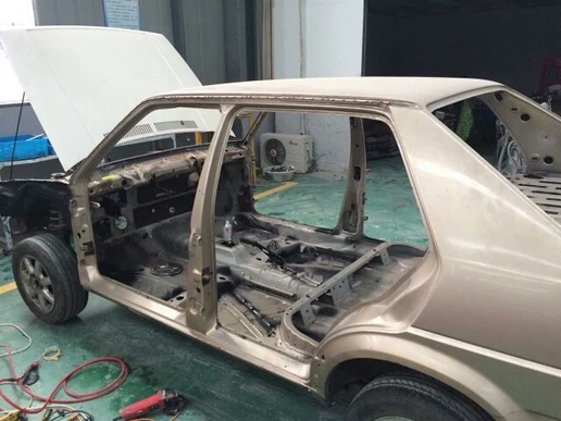 收台车翻新视频,收二手车回来自己开