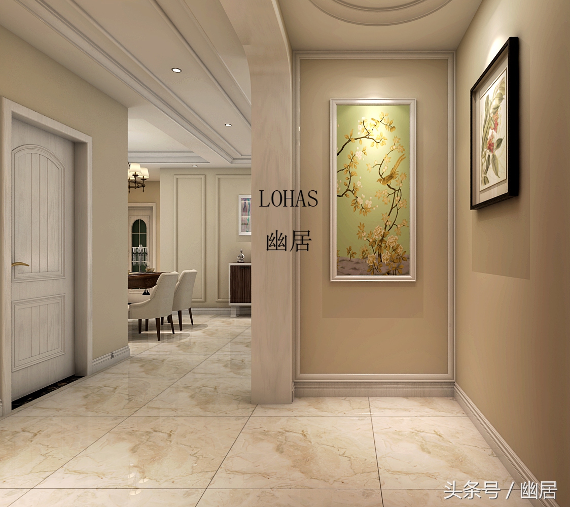 石家庄瑞府精装房效果图,石家庄瑞府三室设计