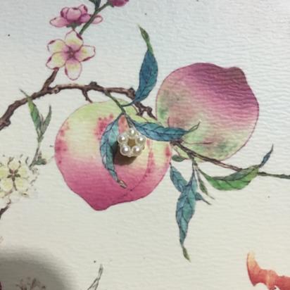 清宫十八子手串的小珍珠,清宫简易造型的教程