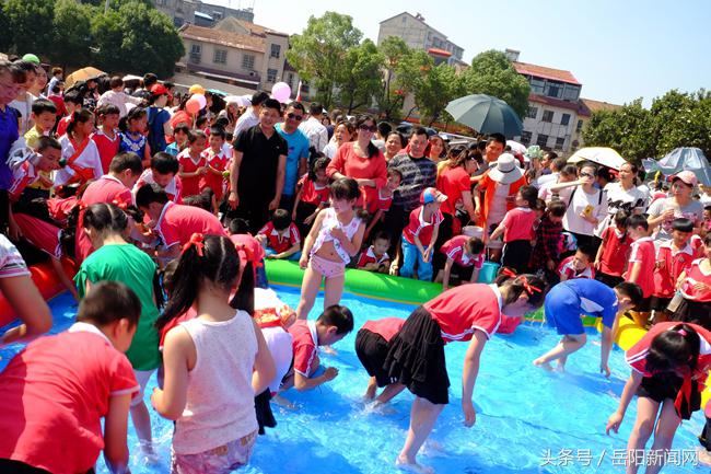 岳阳旭日小学六一儿童节现场活动,枫树中心小学庆六一活动