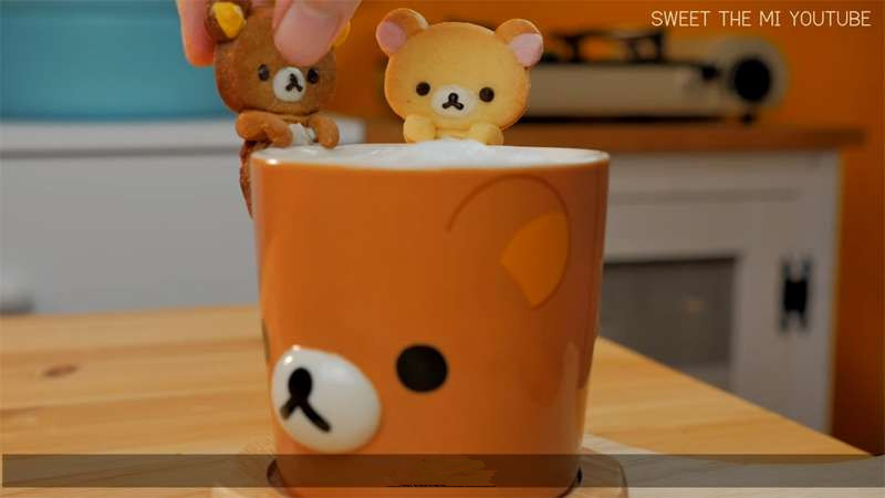 风靡韩国的小熊饼干杯缘子，最适合妈妈和孩子一起做