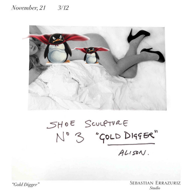 他把12个前女友做成了高跟鞋