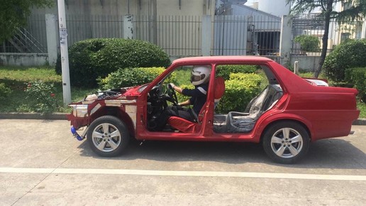 收台车翻新视频,收二手车回来自己开