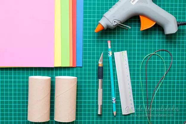 废物利用纸筒手工幼儿园,纸筒动物创意手工幼儿园