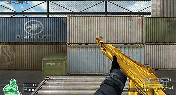 穿越火线端游土豪武器,穿越火线an94凶兽的黄金武器