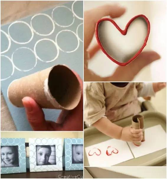 矮卷纸筒废物利用手工幼儿园,用卷筒纸儿童手工作品废物利用