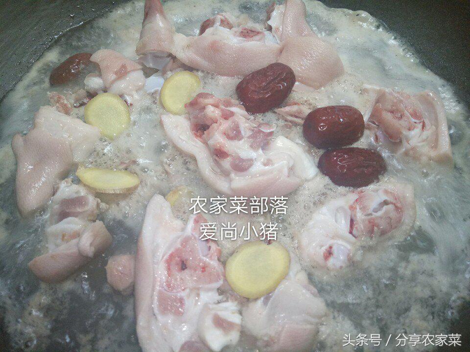 猪脚花生养生汤,猪脚花生补血