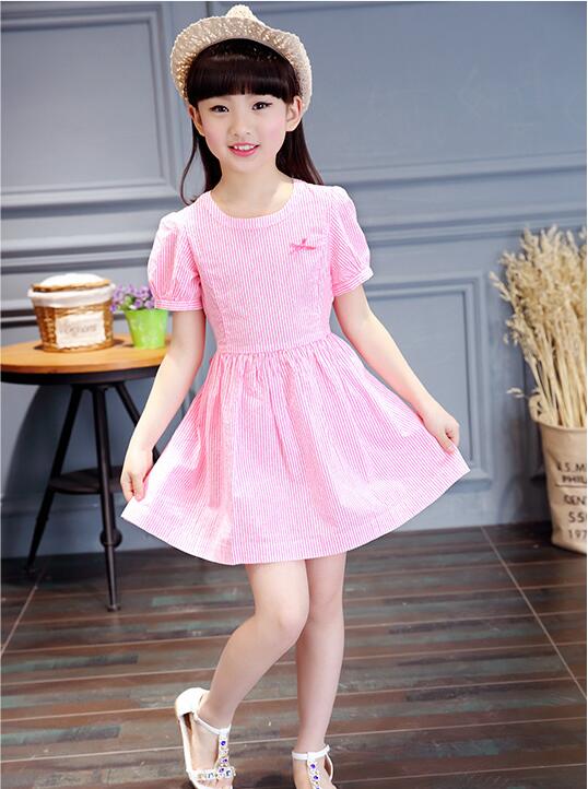 小清新连衣裙女童装,女童装6-12岁潮款连衣裙加厚