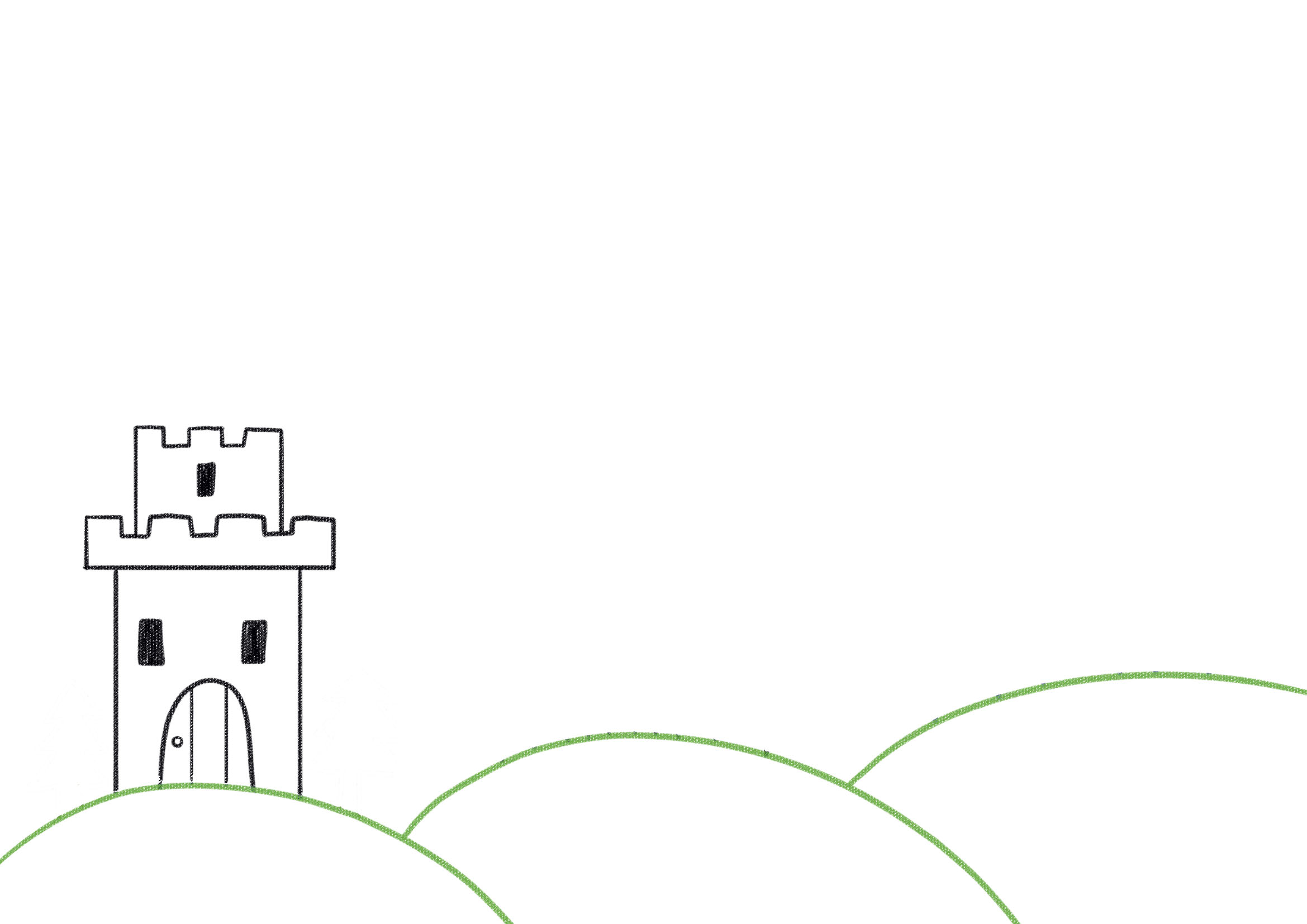 简单的画城堡的方法,画城堡简单漂亮六年级一等奖