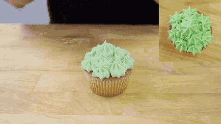 纸杯小蛋糕的裱花技巧图解,纸杯蛋糕裱花教程新手