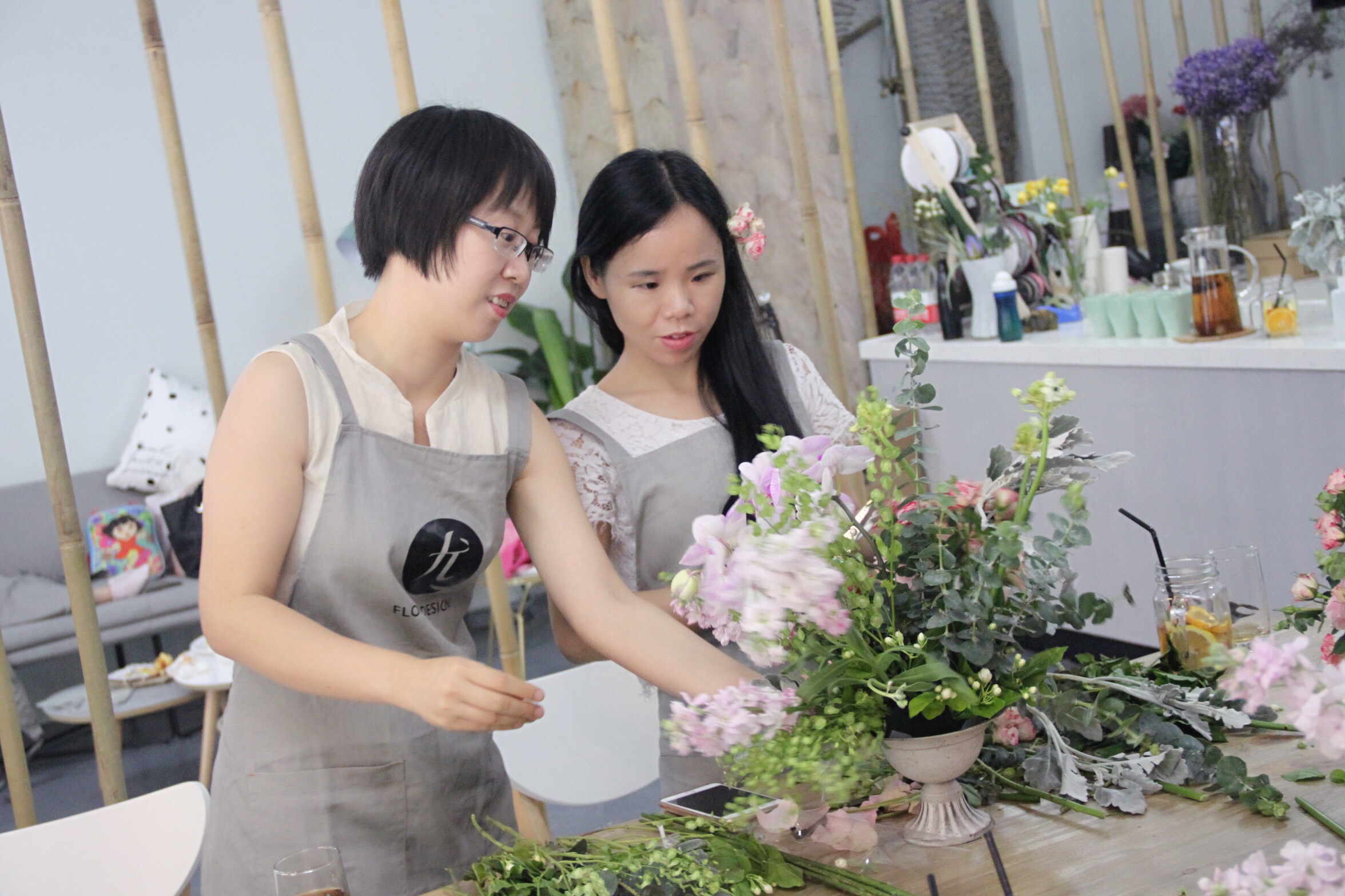 新手花店插花入门教程,插花教程小白入门花店学习