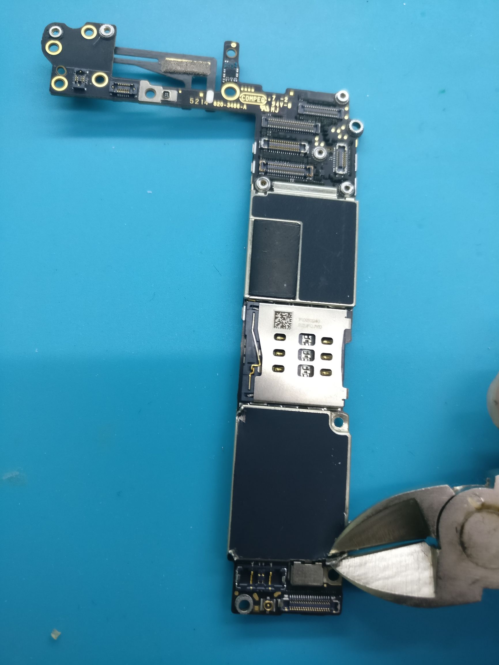 苹果6插卡无服务有串号维修案例,苹果6插卡显示无sim卡