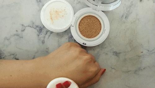 拒绝底妆暗沉定妆秘诀赶紧学会,气垫日常妆容氛围感化妆教程