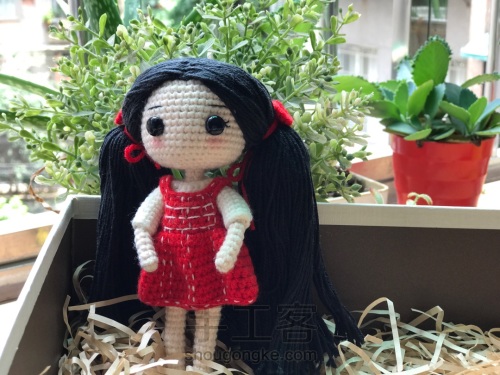 helen老师教学,新手一步一步学钩针编娃娃教程