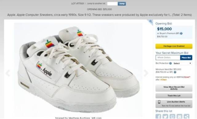苹果运动鞋拍卖价格,苹果运动鞋跑步鞋价格