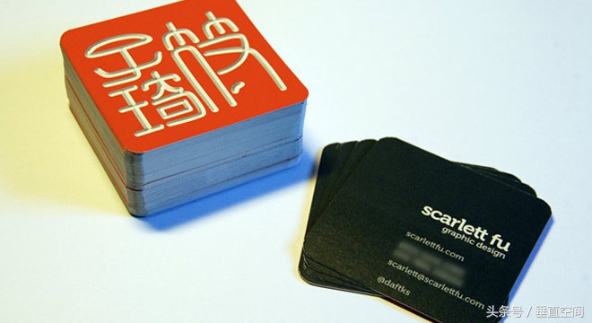 高档名片纸100种,100张惊艳的名片正反面