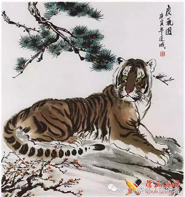 画虎年老虎,国画虎的基本绘画技法