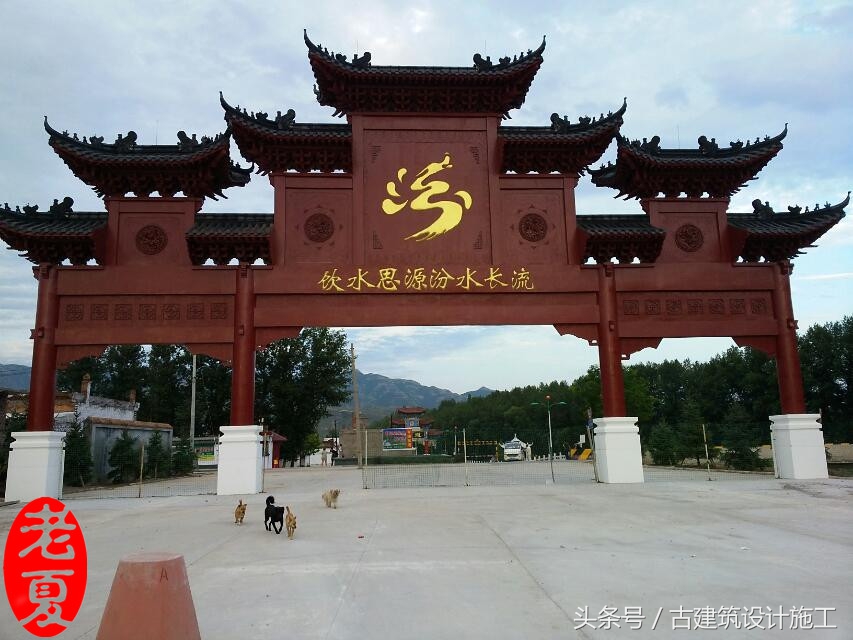 不锈钢仿古门楼牌坊,仿古建筑门楼牌坊