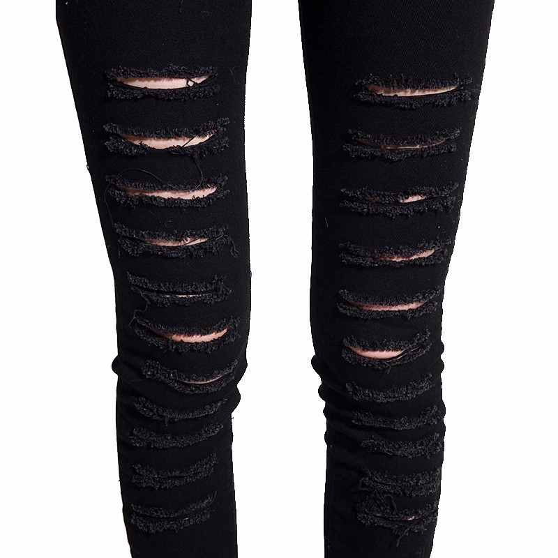 瘦腿破洞裤,破洞裤显瘦还是不破洞的显瘦