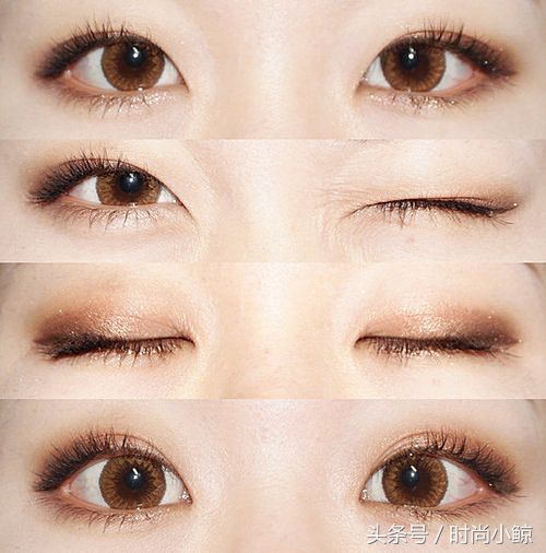 单眼皮眼妆分享日常眼妆的画法,新手单眼皮眼妆怎么画显大又干净