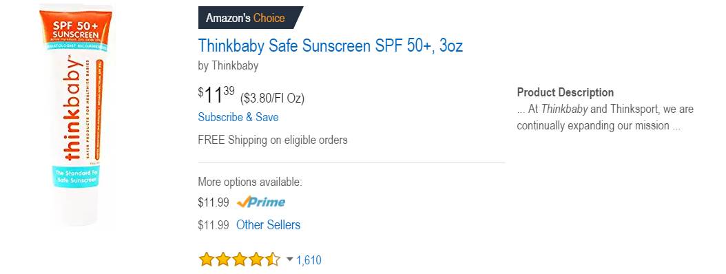 国货防晒霜销量第一,儿童防晒霜thinkbaby