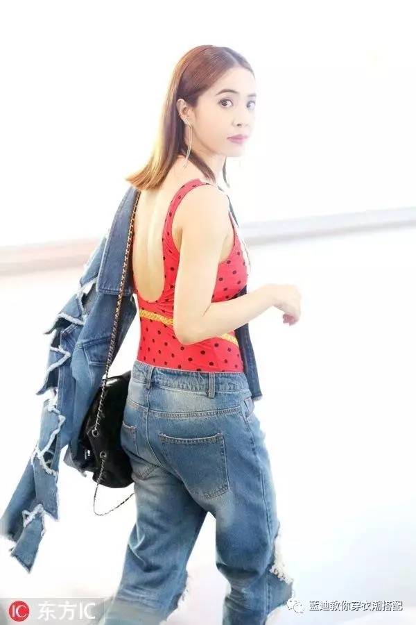 女明星私服蔡依林,明星私服吴宣仪