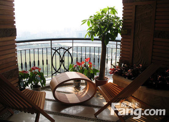 阳台装修效果图休闲阳台,100款阳台装修效果图