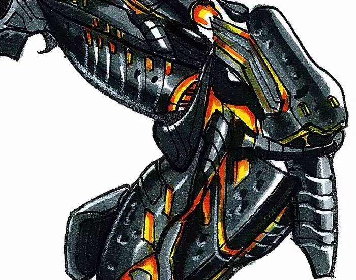 变形金刚手绘版,变形金刚手绘原稿