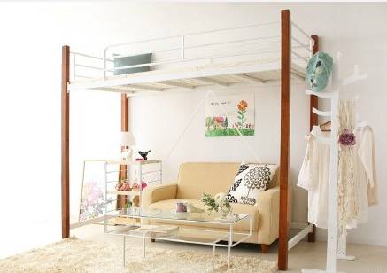 小户型阁楼式床稳固,小户型便宜又实用的床