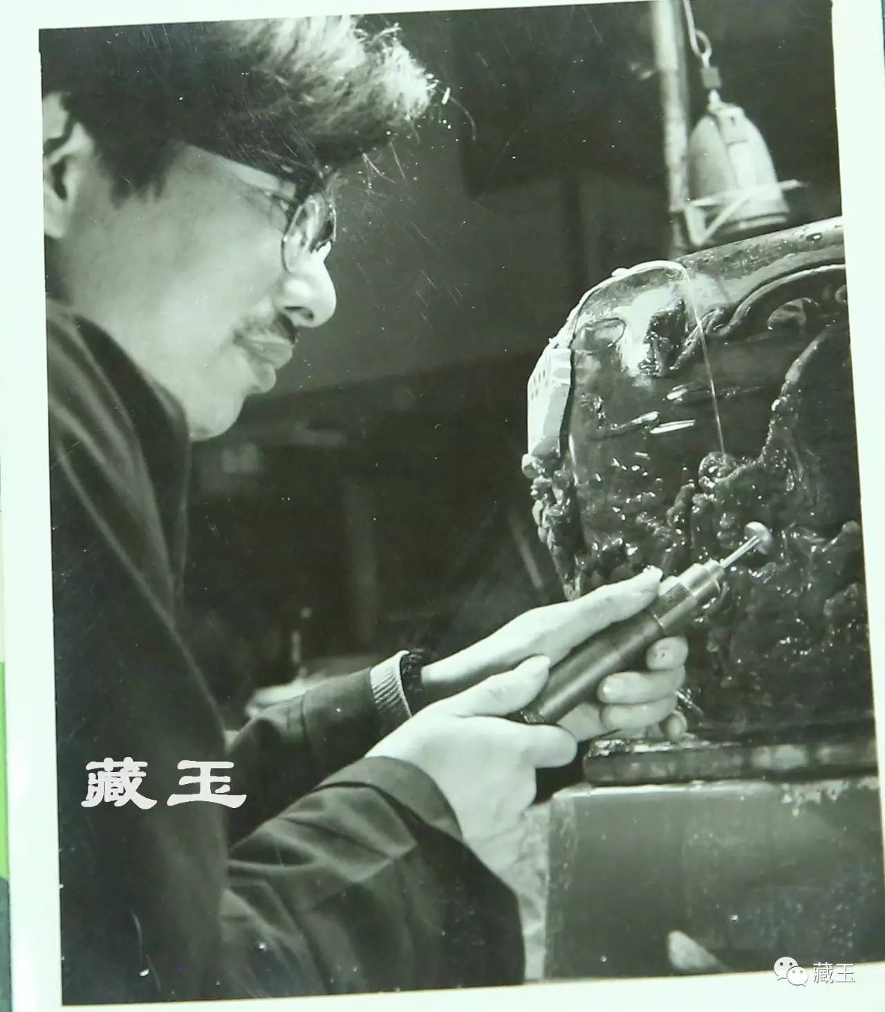 北京老字号老照片,八十年代的老玉器厂