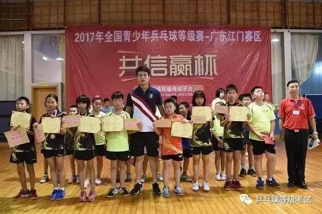 江门24名国球小将勇获乒乓球等级赛江门赛区“共信赢杯”奖项