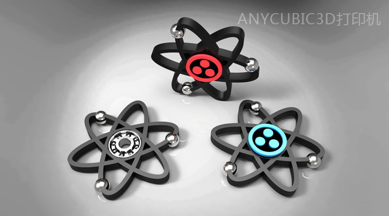 3d打印陀螺仪,3d打印超大号指尖陀螺