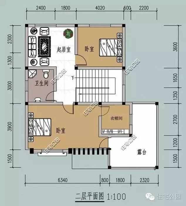 小户型15万元两层木别墅,小宅基地也能建好房农村自建房