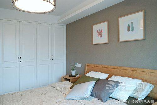 单身女青年北欧风格文艺家,沈阳中海和平之门85平2室2厅,电视背景墙凿个书架