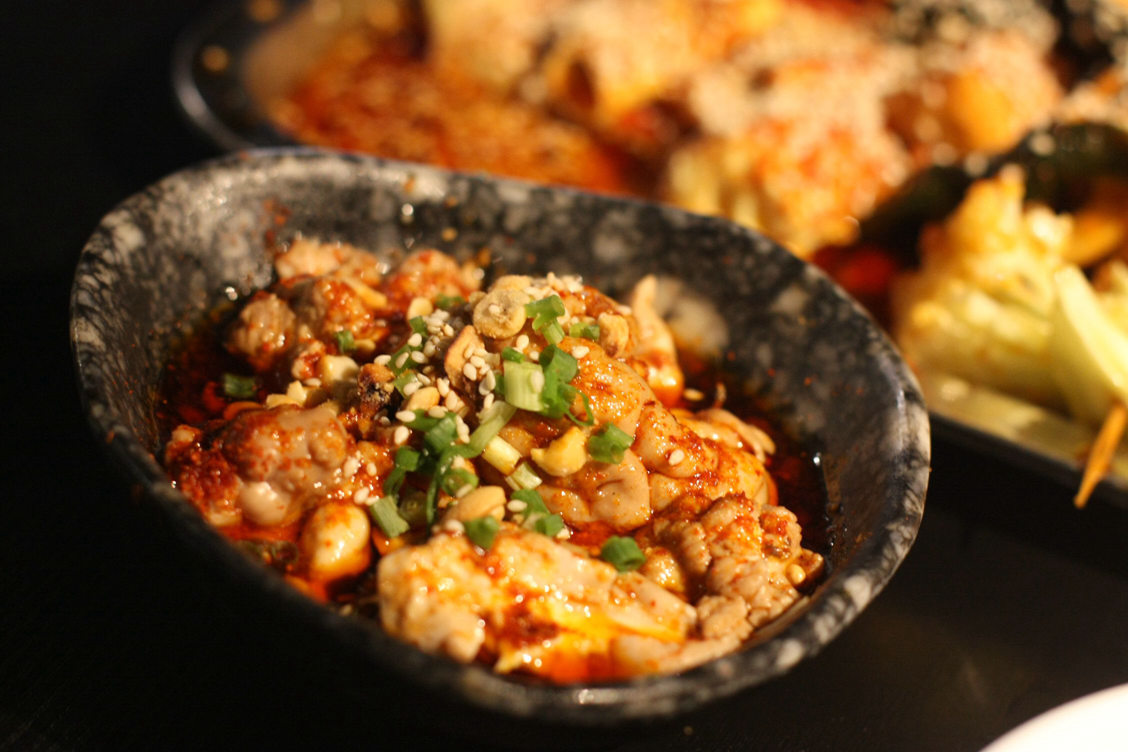 钵钵鸡啊,成都钵钵鸡甜水面