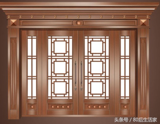 铝合金门仿铜门,仿铜铝门