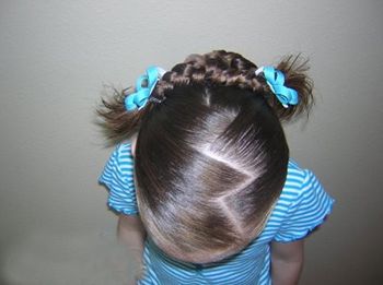 儿童扎发简单漂亮6-10岁长发,7-12岁儿童盘头扎法简单又好看