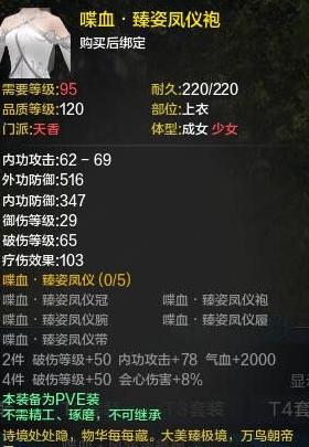 天涯明月刀天香t5,天刀天香pve装备选择