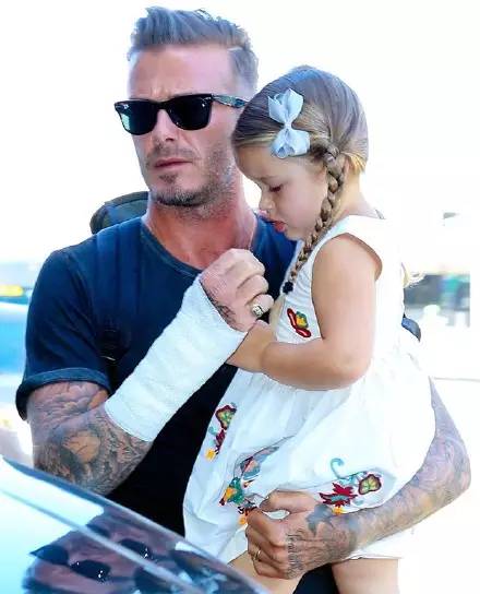 贝克汉姆：给你一个女儿，你能温暖整个世界