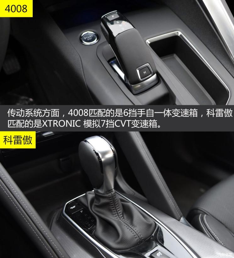 标致408和雷诺科雷傲哪个好,科雷傲对比4008