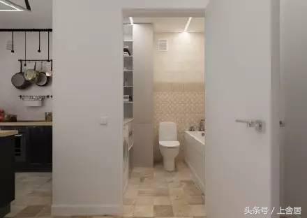 青年公寓现代简约风格,52平米现代简约小公寓