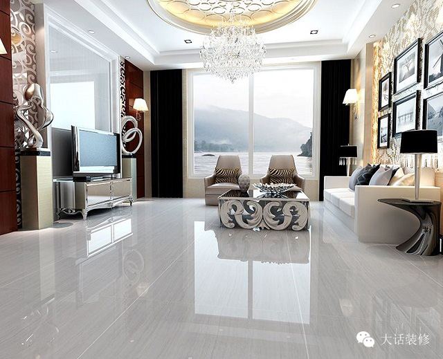 客厅铺抛釉砖好还是柔光砖好,客厅铺瓷砖好看还是仿木纹砖好看